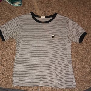alien striped shirt from john galt (pacsun)